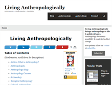 Tablet Screenshot of livinganthropologically.com